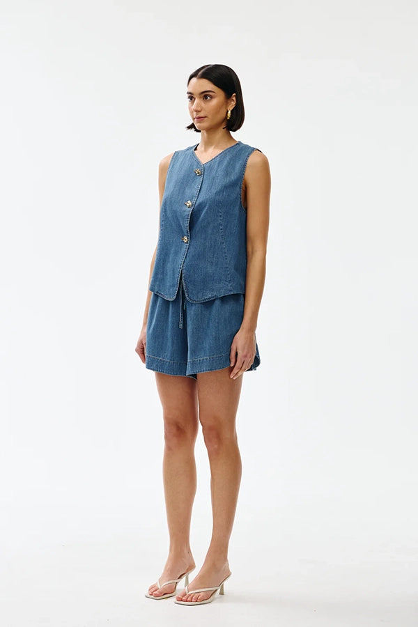 Camille Vest - Denim