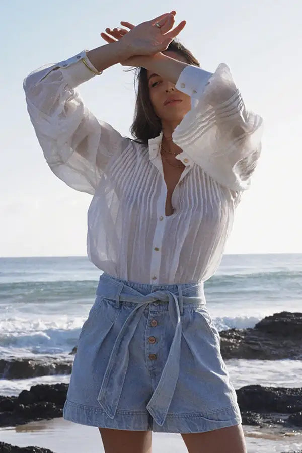 Aaliyah Blouse - Ivory