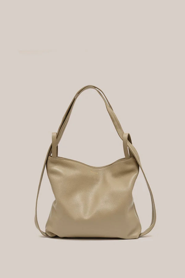 Bella 2-1 Convertible Backpack Tote - Beige