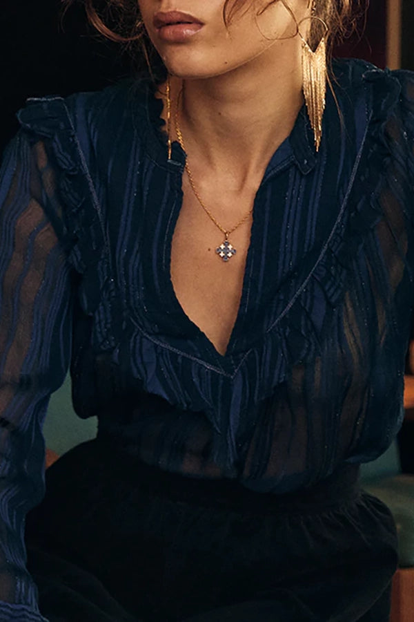 Cabernet Blouse - Teal