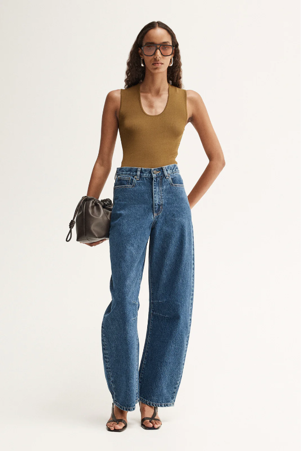 Hayes Knit Top - Moss