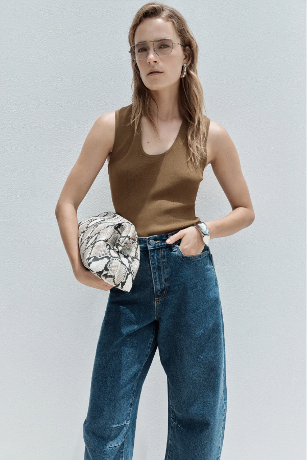 Hayes Knit Top - Moss