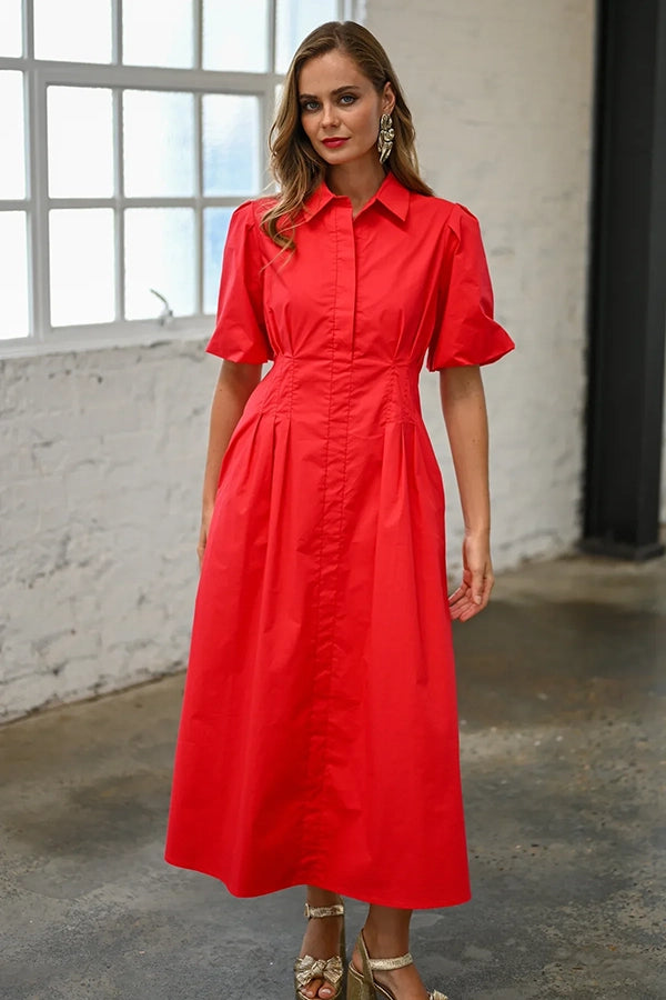 Axel Maxi Dress - Red