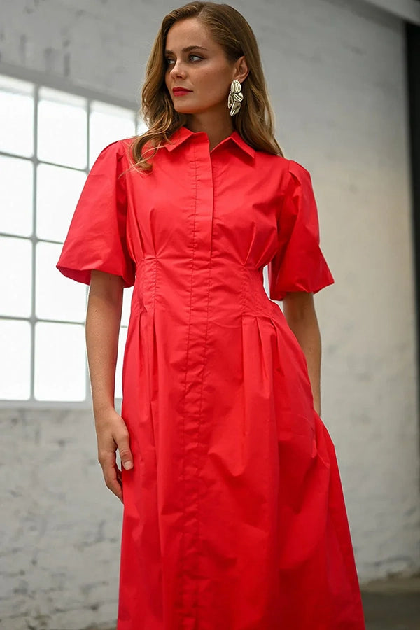 Axel Maxi Dress - Red