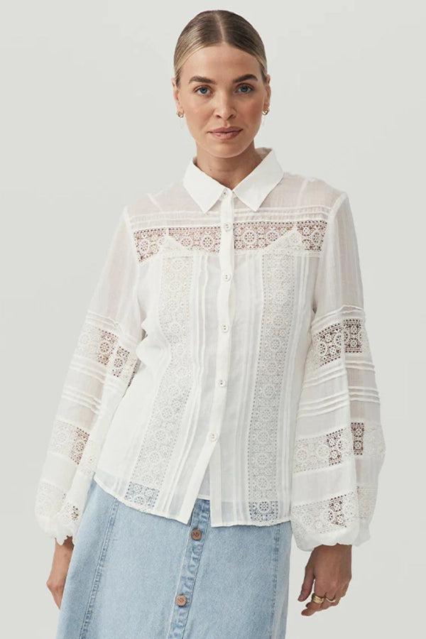 Layla Blouse - Ivory