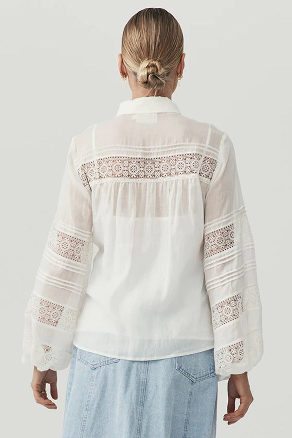 Layla Blouse - Ivory