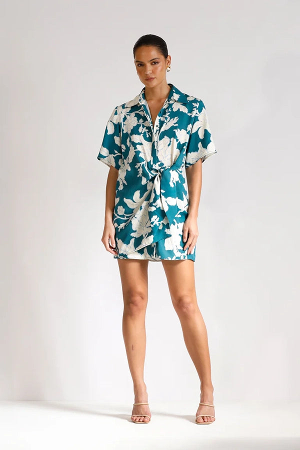 Legacy Shirt Dress - Teal