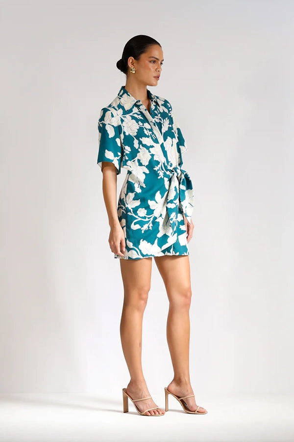 Legacy Shirt Dress - Teal