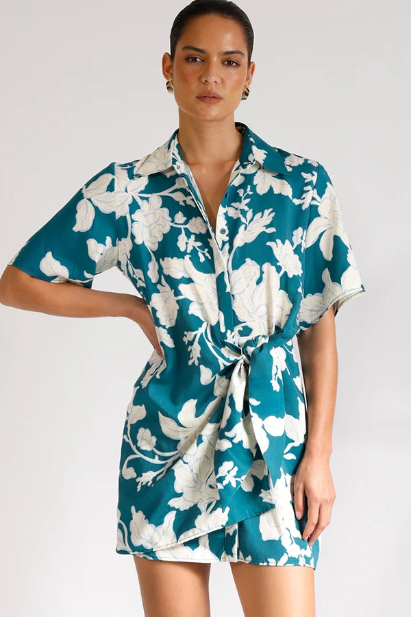 Legacy Shirt Dress - Teal