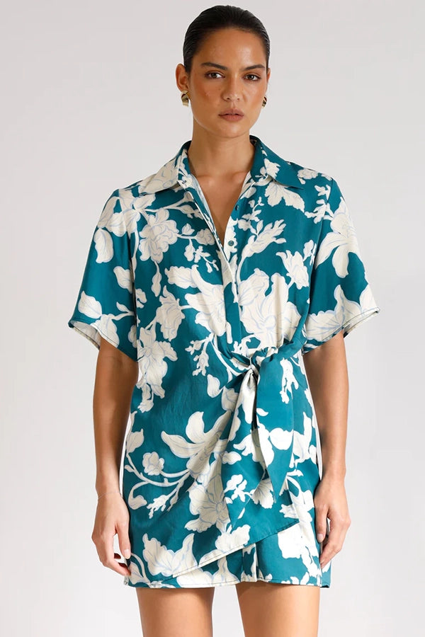 Legacy Shirt Dress - Teal
