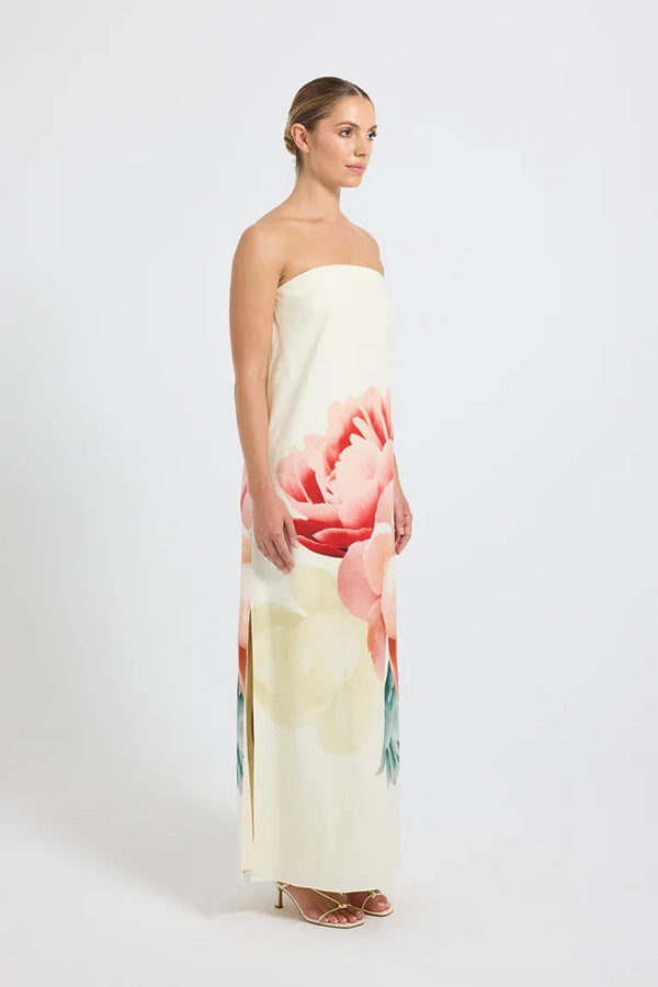 Nostalgia Strapless Maxi