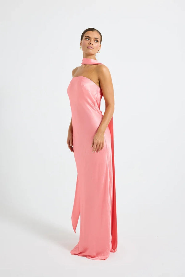 Quinn Strapless Maxi - Blush