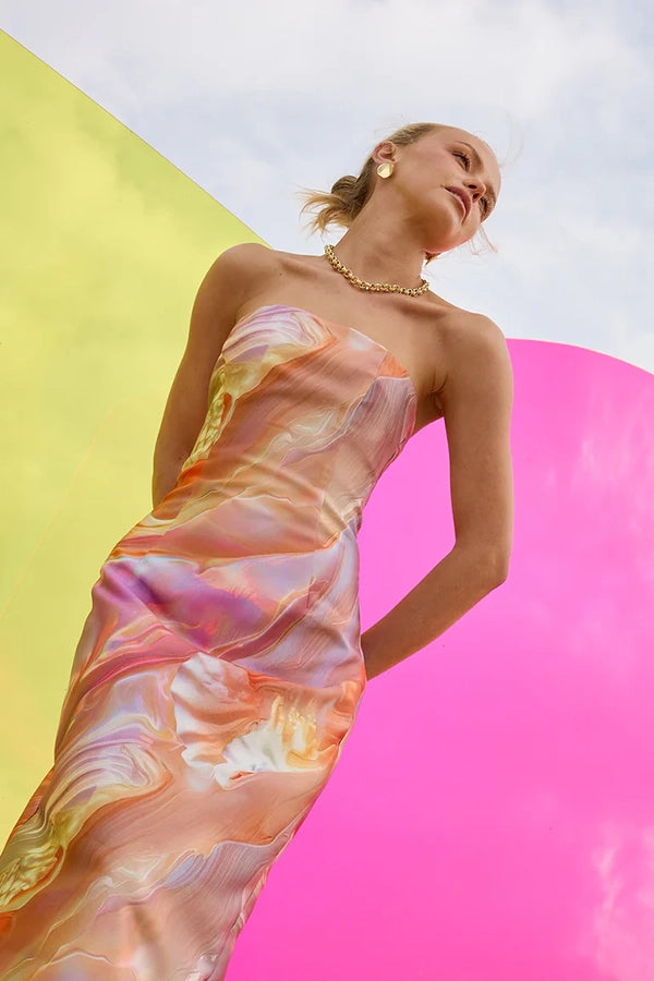 Siren Strapless Midi