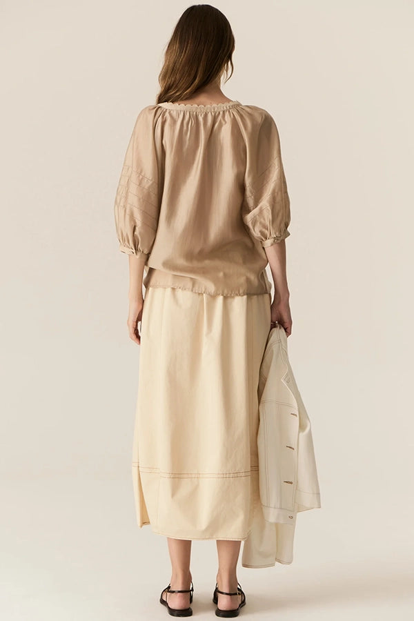 Elea Top - Pebble
