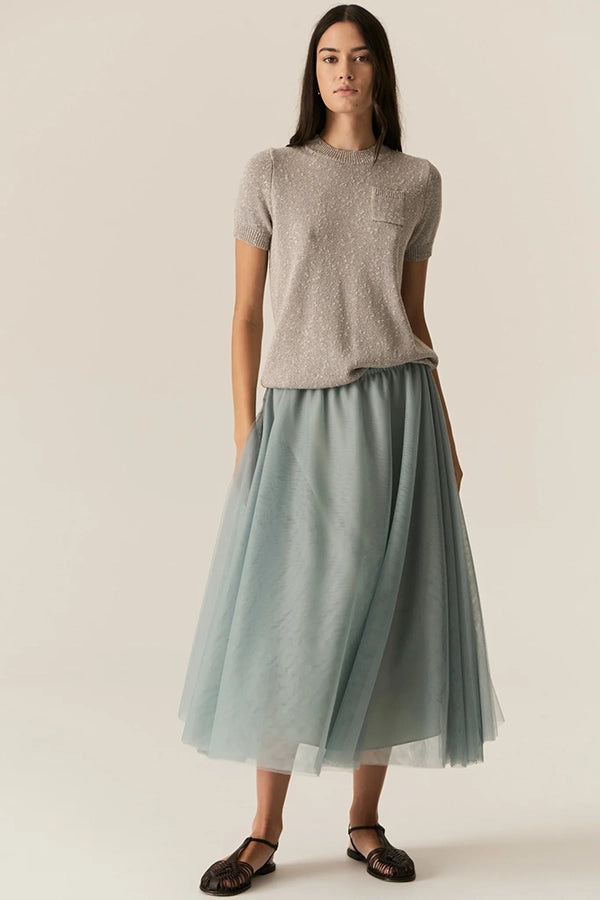 Pax Lurex Tee - Stone