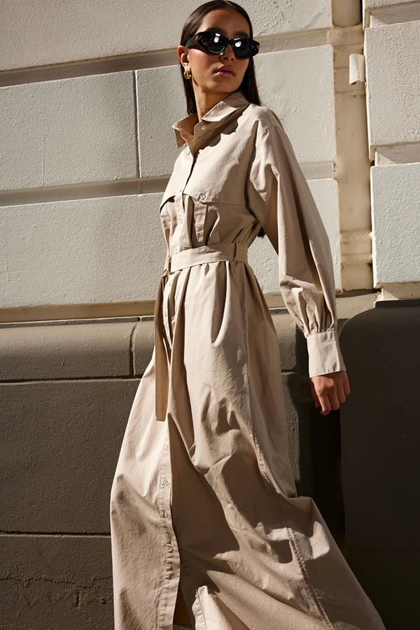 Margot Dress - Stone