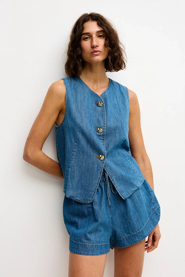 Camille Vest - Denim
