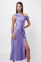 Split Decision Maxi Dress - Lavender