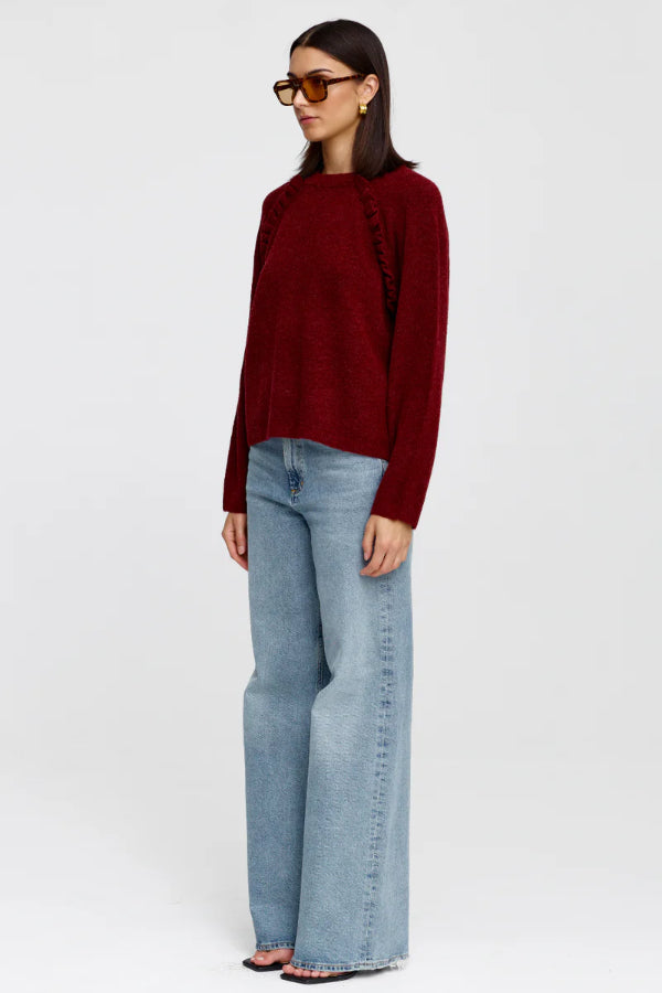 Chloe Jumper - Deep Plum