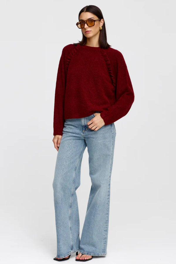 Chloe Jumper - Deep Plum