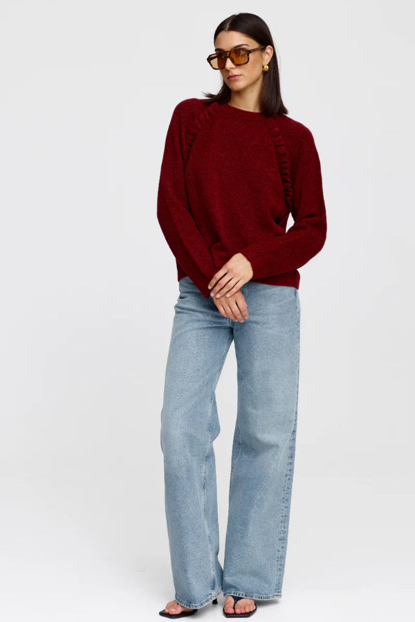 Chloe Jumper - Deep Plum