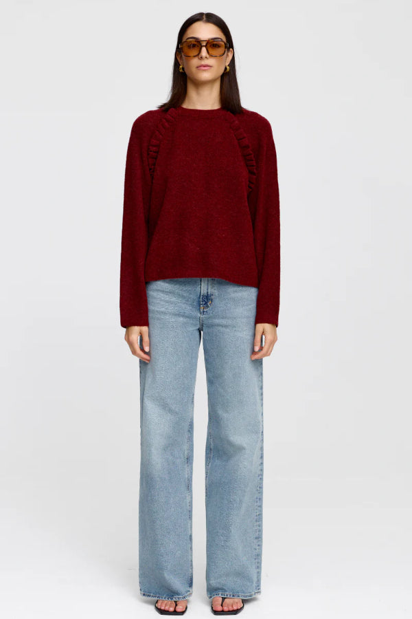 Chloe Jumper - Deep Plum