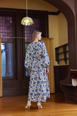 Astrid Dress - Blue Floral