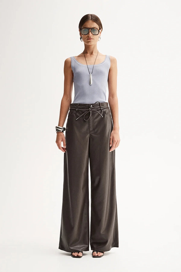 Coralie Knit Top - Dusty Blue