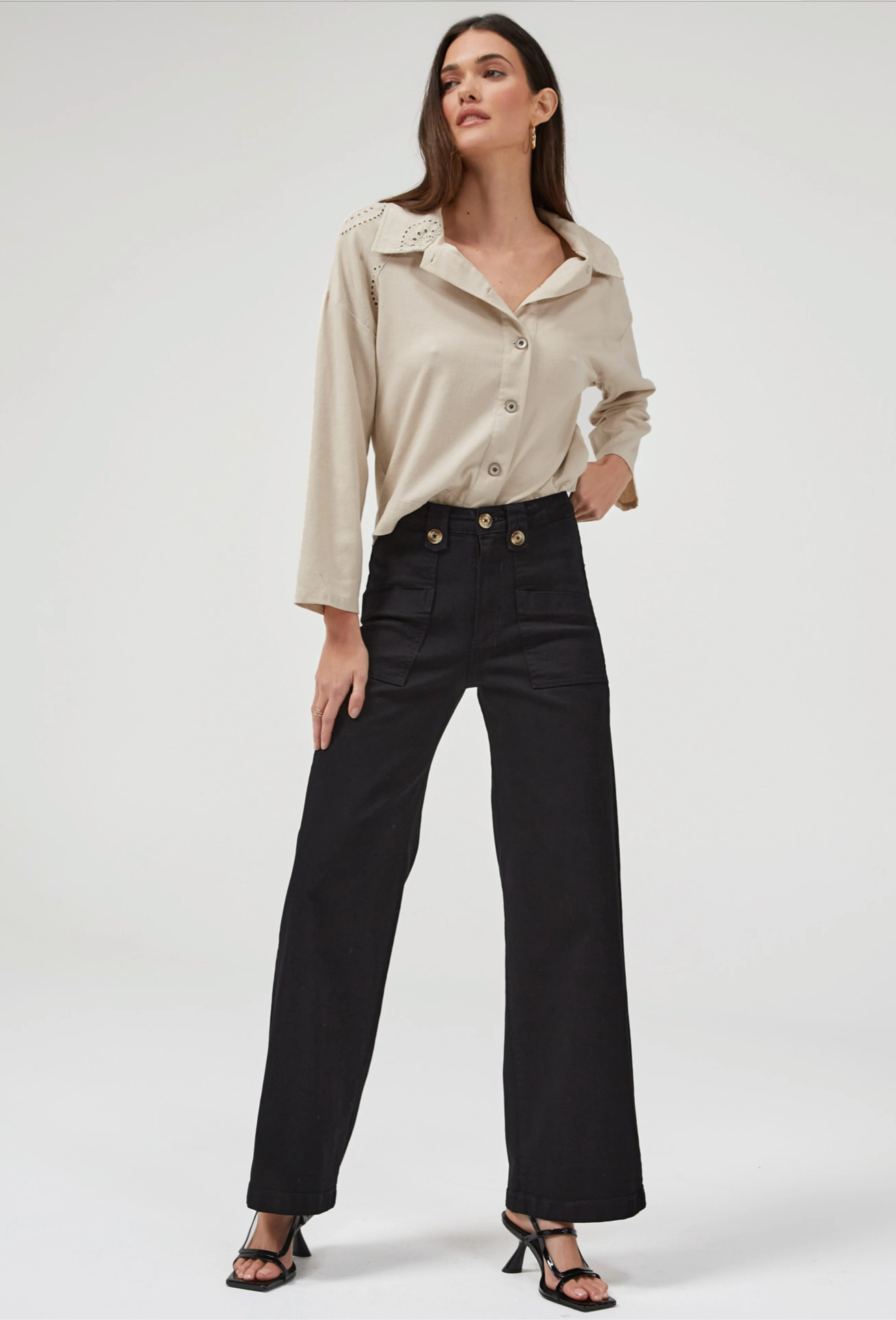 Carrie Black Jeans