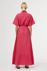 Dylan Dress - Rosas Gingham