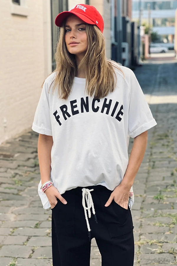 Frenchie Tee - White