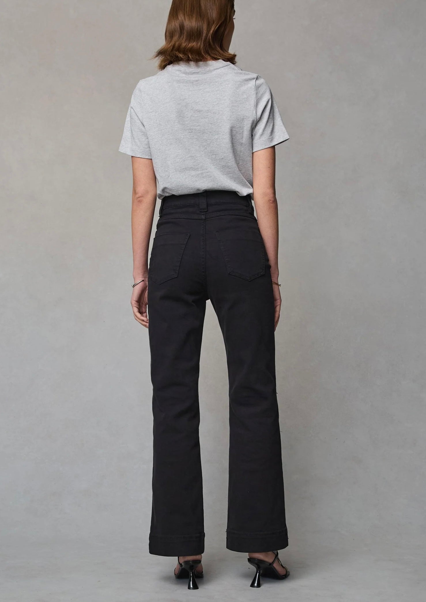 Maarte Wide Leg Jeans- Jet Black