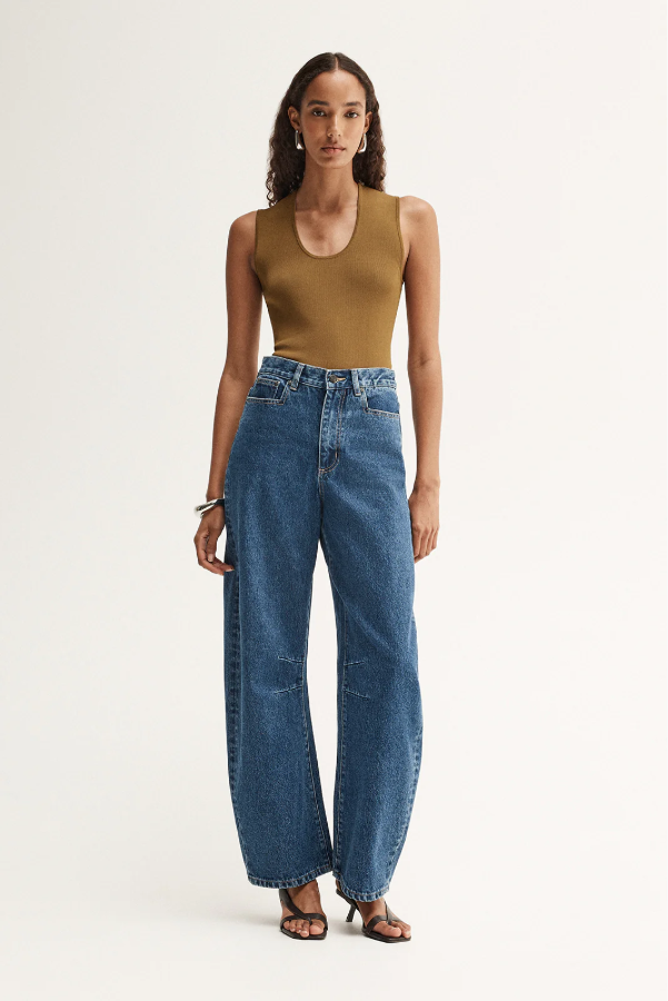 Hayes Knit Top - Moss