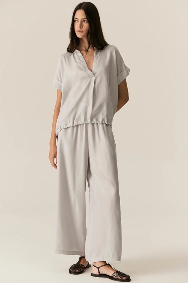 Henri Shirt with Cord - Silver