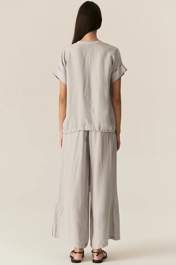 Henri Shirt with Cord - Silver