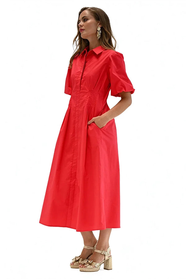 Axel Maxi Dress - Red