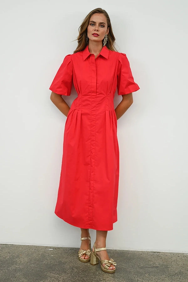 Axel Maxi Dress - Red