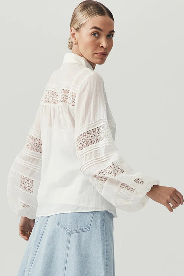 Layla Blouse - Ivory