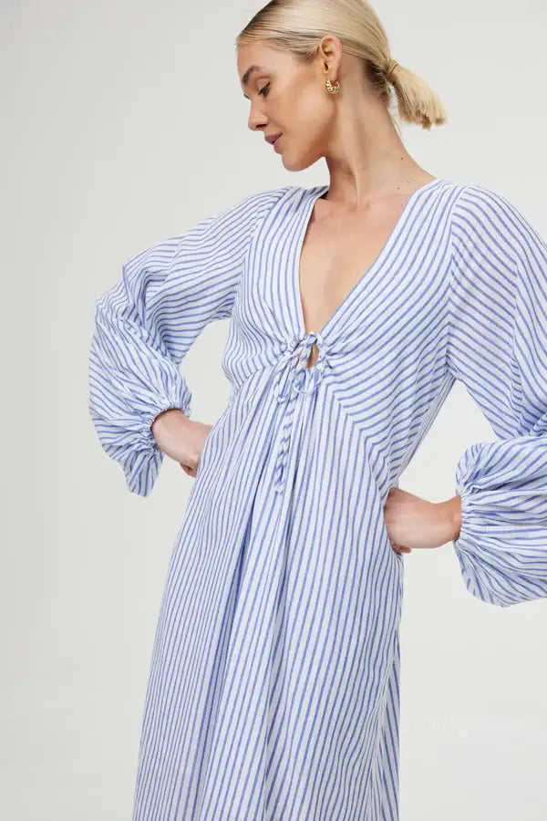 Marais Dress - Sea Stripe