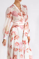 Memoirs Shirt Midi - Pink Floral