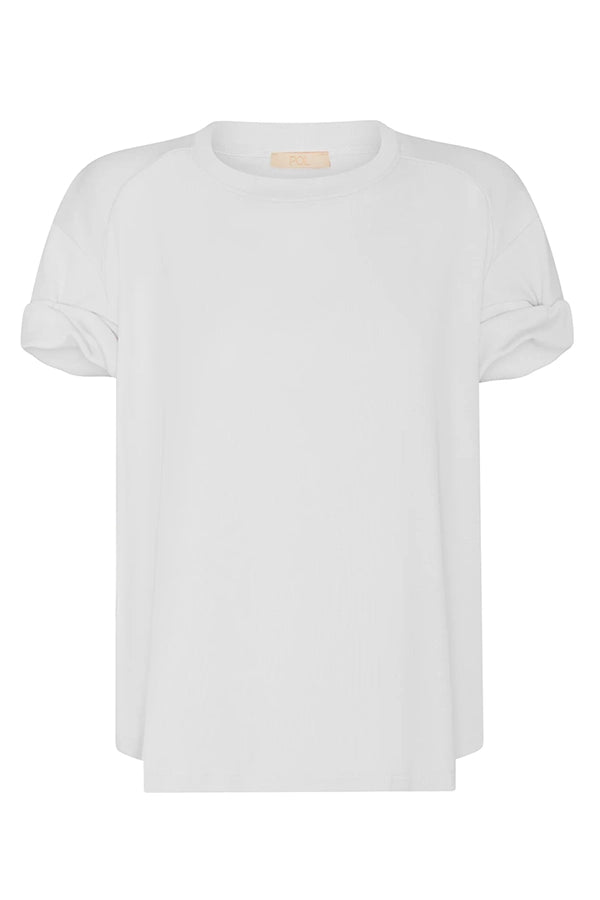 Zone Cap Tee - White
