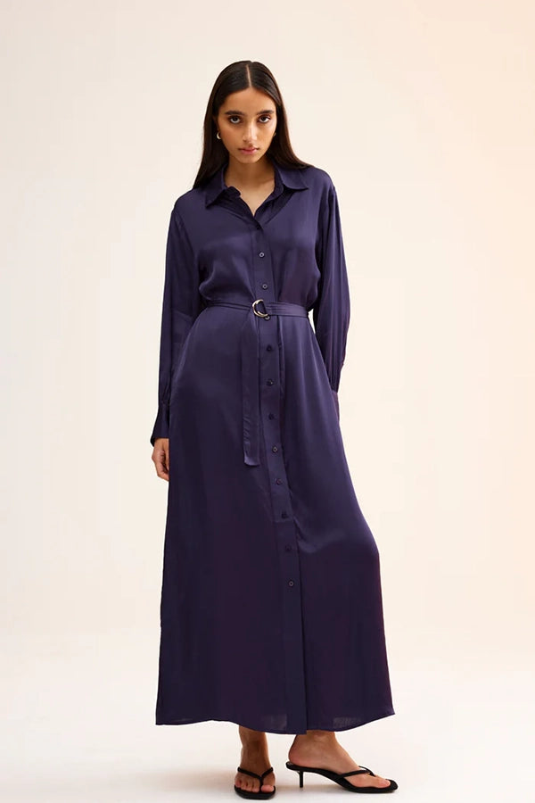 Elsa Dress - Indigo