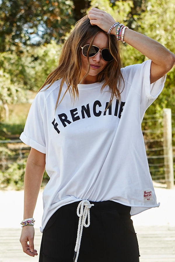 Frenchie Tee - White