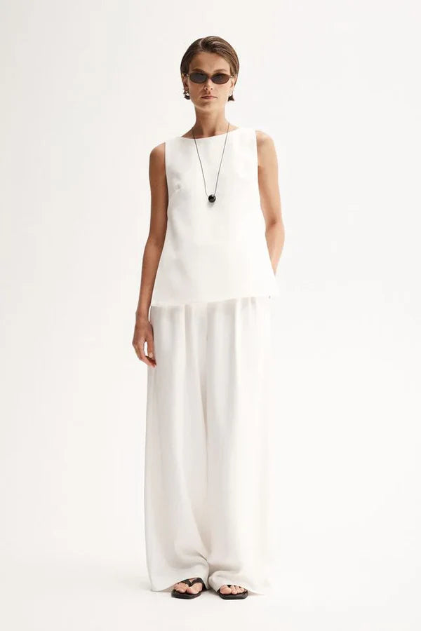 Isabella Pant - White