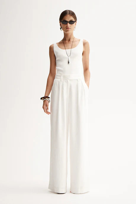 Isabella Pant - White