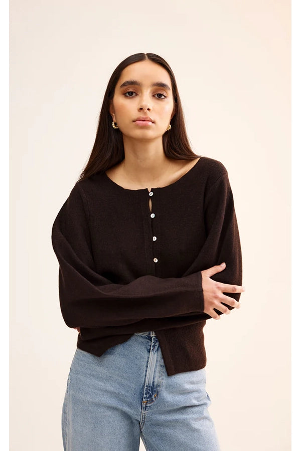 Montana Cardi - Chocolate