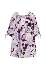 Azalea Smock Dress - Shadow Lilac Floral