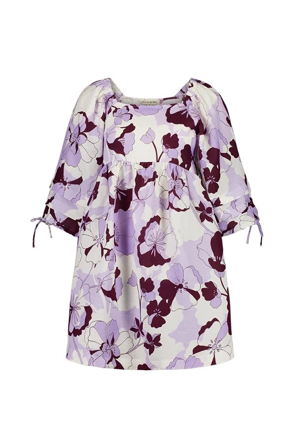 Azalea Smock Dress - Shadow Lilac Floral