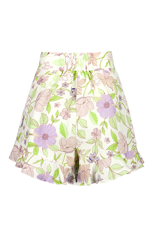 Aya Ruffle Shorts - Lily Floral