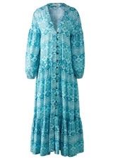 Tara Langfield Malia-Star Teal Kimono Dress